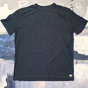 Vuori Shirt Mens XL Blue Stretch Athletic Fit Strato Tech Tee Athleisure